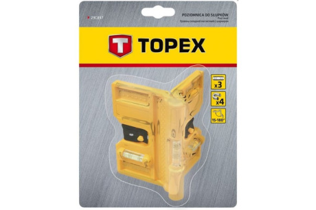 Купить TOPEX Уровень угловой складной магнитный с шарниром  29C897 фото №2