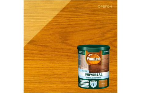 Купить Pinotex Universal Пропитка для древесины 2в1 Орегон 0 9л  Эстония  5620704 фото №2