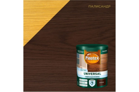 Купить Pinotex Universal Пропитка для древесины 2в1 Палисандр 0 9л Эстония  5620698 фото №2