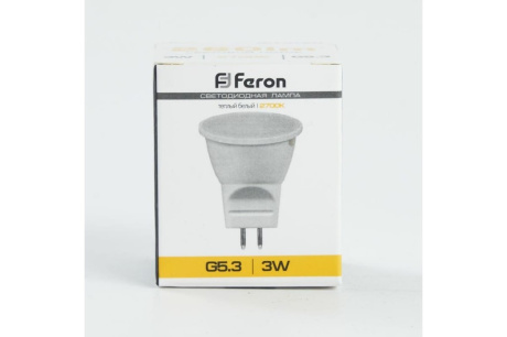 Купить Лампа светодиодная FERON LB-271 3W 230V G5.3 2700K MR11 25551 фото №7