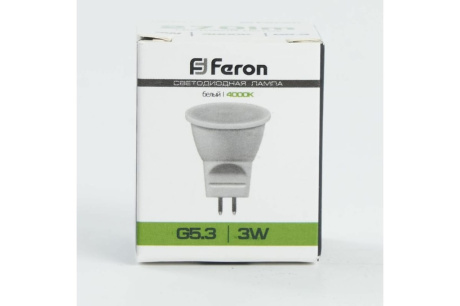 Купить Лампа светодиод. FERON LB-271 G5.3 3Вт 4000К MR11 230V 25552 фото №3