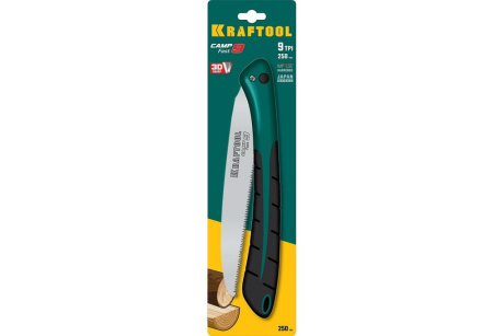 Купить KRAFTOOL CAMP Fast 9 ножовка для быстрого реза сырой древесины  250 мм  15218 фото №7