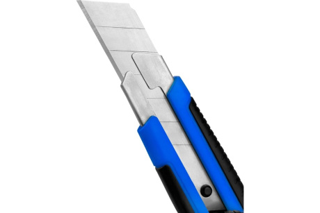 Купить Нож технический 25мм винтовой фиксатор  двухкомп. рукоятка  VERTEX  0044-02 фото №3