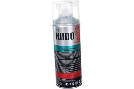 Купить KUDO Эмаль аэрозоль. молотковая по ржавчине серебристо-коричневая 520мл  KU-3008 фото №2